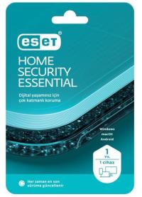 ESET HOME SECURITY ESSENTIAL 1 KULLANICI 1 YIL BOX